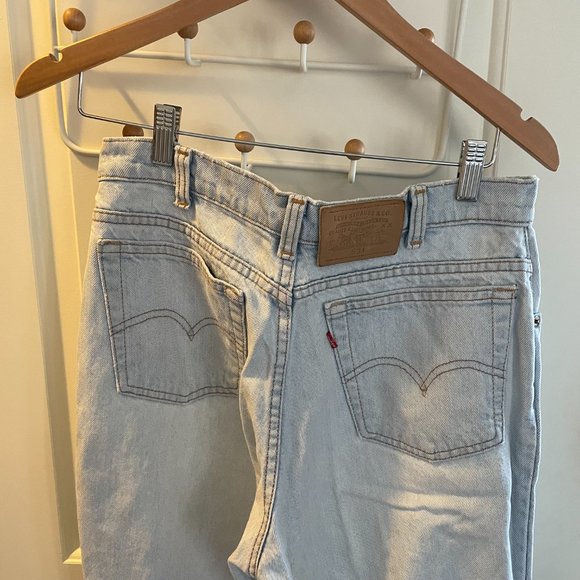 Levis Vintage 531 Made in Canada Jeans leather patch blue denim 90s 80 70 unisex - Picture 6 of 16